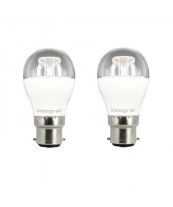 INTEGRAL LED Lot de 2 ampoules B22 6 W équivalent a 40 W 2700 K 470 lm
