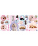 ROOMMATES Lot de 37 stickers MIGNONS CHIOTS repositionnables 4 feuilles de 10,1cm x 44,1cm