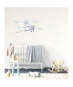 NAF NAF Stickers Aéroplane Décoration Chambre Bébé