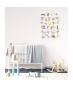 NAF NAF Jeu De 2 Stickers Animals Alphabet Décoration Chambre Bébé