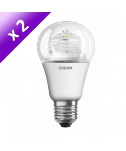 OSRAM Lot de 2 Ampoules LED E27 5 W équivalent a 40 W blanc chaud