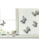 Sticker déco Papillons 3D Reveries PVC Beige