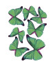 Sticker déco Papillons 3D Jade PVC Vert