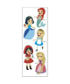 PLAGE Sticker déco  Princesses de conte1 Planche 24x68cm