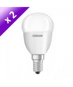 OSRAM Lot de 2 Ampoules LED GlowDim E14 7 W équivalent a 40 W dimmable variateur blanc chaud