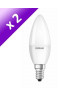 OSRAM Lot de 2 Ampoules LED E14 5 W équivalent a 40 W blanc froid