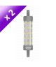 OSRAM Lot de 2 Ampoules LED R7S 7 W équivalent a 60 W blanc chaud