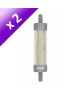 OSRAM Lot de 2 Ampoules LED R7S 9 W équivalent a 75 W blanc chaud