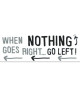 PLAGE Sticker déco  When nothing goes right1 Planche 24x68cm