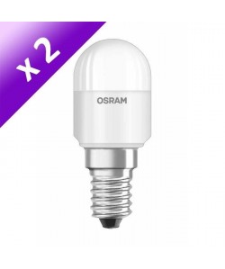 OSRAM Lot de 2 Ampoules réfrigérateur/machine a coudre LED E14 2 W équivalent a 20 W blanc lumiere du jour