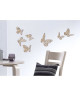 Sticker déco Papillons 3D Concerto PVC Beige