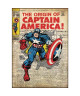 ROOMMATES Stickers CAPTAIN AMERICA repositionnables 61x87cm