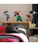 ROOMMATES Lot de 32 stickers MARVEL CLASSIC repositionnables 4 feuilles de 10,1cm x 44,1cm