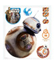 ROOMMATES Sticker géant STAR WARS EPISODE VII DROIDE BB8 repositionnable 49x30cm