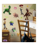 ROOMMATES Lot de 34 stickers DISNEY TOY STORY 3 repositionnables 4 feuilles de 10,1cm x 44,1cm