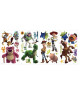 ROOMMATES Lot de 34 stickers DISNEY TOY STORY 3 repositionnables 4 feuilles de 10,1cm x 44,1cm