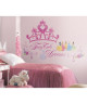 ROOMMATES Sticker géant DISNEY COURONNE PRINCESSE repositionnable 56x43cm