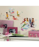 ROOMMATES Lot de 54 stickers DISNEY FÉES SECRET DES AILES repositionnables 4 feuilles de 10,1cm x 44,1cm