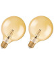 OSRAM Lot de 2 Ampoules LED E27 globe vintage édition 1906 7 W équivalent a 51 W blanc chaud