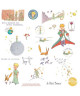 ROOMMATES Lot de 26 stickers LE PETIT PRINCE repositionnables 4 feuilles de 10,1cm x 44,1cm