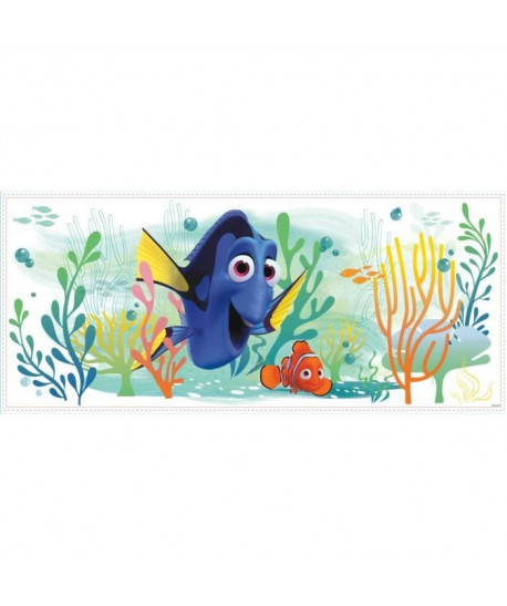 ROOMMATES Sticker géant DISNEY DORY ET NEMO repositionnable 99x32cm