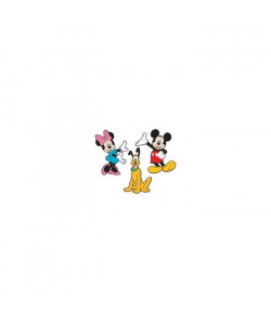 ROOMMATES Lot de 3 Stickers DISNEY MICKEY MINNIE & PLUTO 3D repositionnables Stickers de 16x26cm a 21x25cm