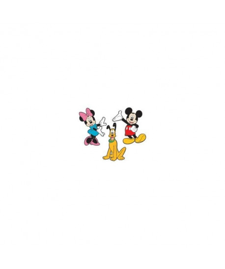 ROOMMATES Lot de 3 Stickers DISNEY MICKEY MINNIE & PLUTO 3D repositionnables Stickers de 16x26cm a 21x25cm