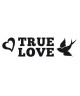 WALL IMPACT Sticker adhésif mural True Love  40 x 11 cm