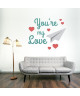 WALL IMPACT Sticker adhésif mural You Are My Love  40 x 34 cm