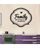 WALL IMPACT Sticker adhésif mural Family  35x30cm