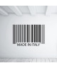 WALL IMPACT Sticker adhésif mural Barcode made in Italy  59x40cm