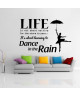 WALL IMPACT Sticker adhésif mural Dance in the rain  62x40cm