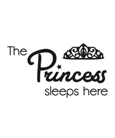 WALL IMPACT Sticker adhésif mural Princess  56x30cm