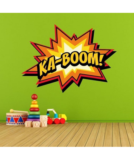 WALL IMPACT Sticker adhésif mural Comics Kaboom  42 x 30 cm