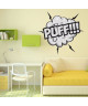 WALL IMPACT Sticker adhésif mural Comics Puff   33 x 30 Cm