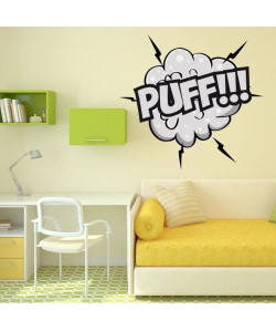 WALL IMPACT Sticker adhésif mural Comics Puff   33 x 30 Cm