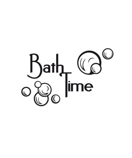 WALL IMPACT Sticker adhésif mural Bath Time  64x40cm