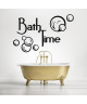 WALL IMPACT Sticker adhésif mural Bath Time  64x40cm