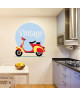 WALL IMPACT Sticker adhésif mural Vespa  40x43cm