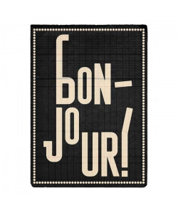 Affiche papier   Bonjour    Edu Barbara    30x40 cm