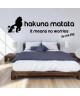 WALL IMPACT Sticker adhésif mural Hakuna Matata  95x30cm