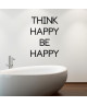 WALL IMPACT Sticker adhésif mural Think Happy  40x55cm