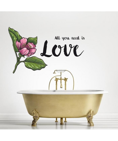 WALL IMPACT Sticker adhésif mural Love  50 x 30 cm