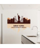 WALL IMPACT Sticker adhésif mural New York  44 x 40 Cm