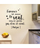 WALL IMPACT Sticker adhésif mural L\'Amour  45 x 48 Cm