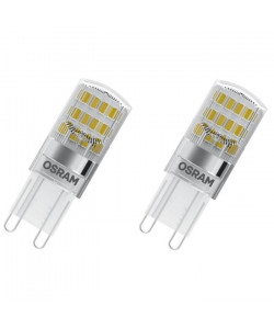 OSRAM Lot de 2 Ampoules capsule LED G9 claire 1,9 W équivalent a 20 W blanc chaud