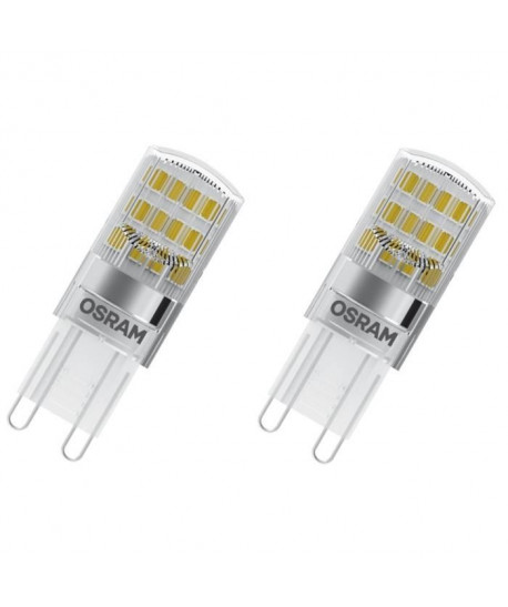 OSRAM Lot de 2 Ampoules capsule LED G9 claire 1,9 W équivalent a 20 W blanc chaud