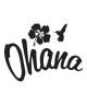 WALL IMPACT Sticker adhésif mural Ohana  75 x 55 Cm