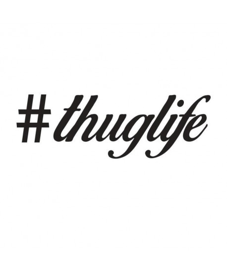 WALL IMPACT Sticker adhésif mural Thuglife  40 x 13 cm