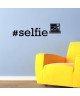 WALL IMPACT Sticker adhésif mural Selfie  60 x 15 Cm